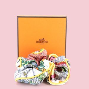 Hermès Claudia Silk Scrunchie